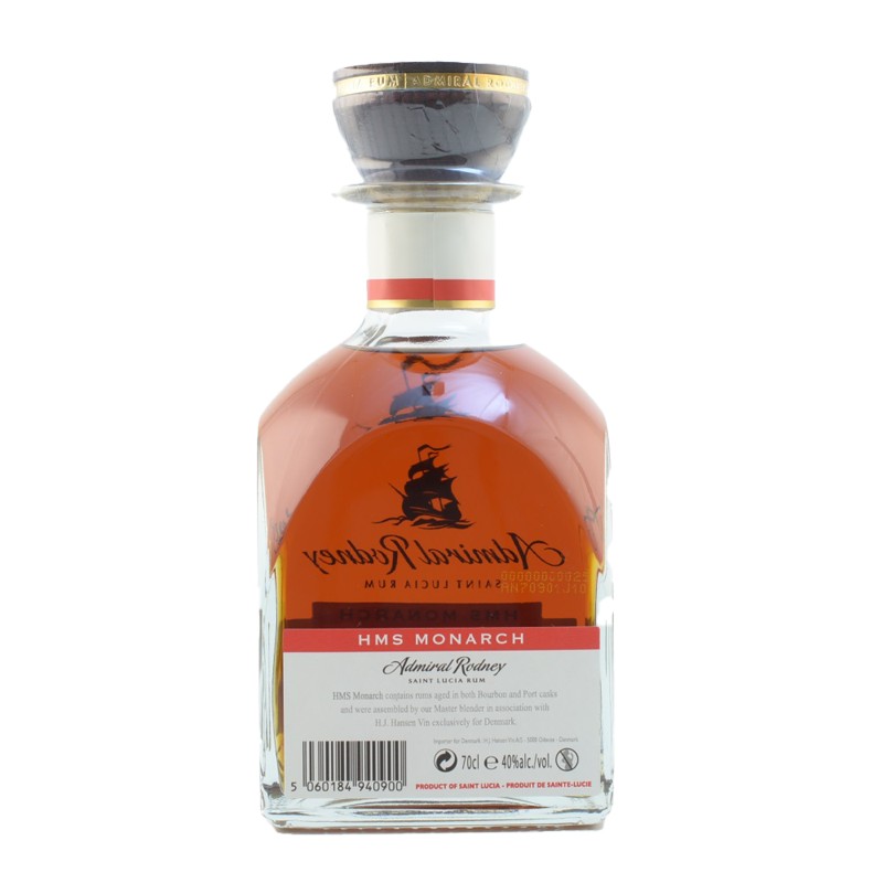 Rum Admiral Rodney HMS Monarch 40% 70cl