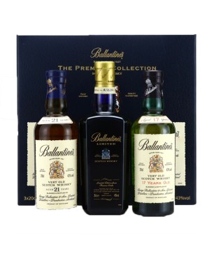 SCOTCH WHISKY BALLANTINES PREMIUM COLLECTION 43% 3*20cl