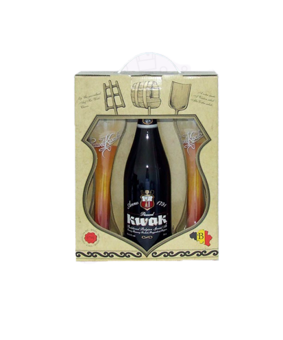 Kwak Cadeau - 1 bt 75 cl e 2 bicchieri