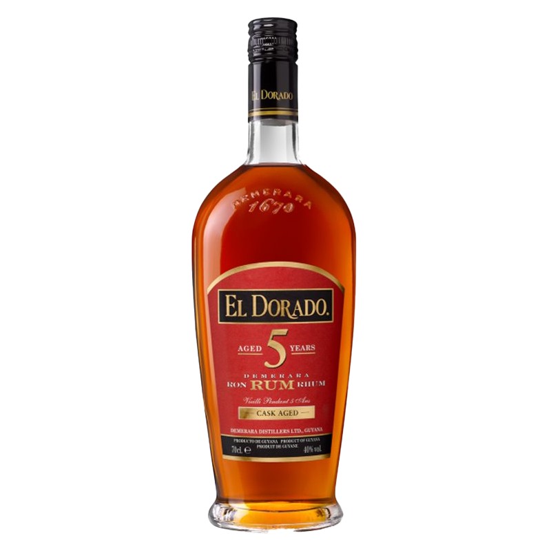 Rum El Dorado 5 Y.O. 40% 70 cl Rum El Dorado 5 Y.O. 40% 70 cl
