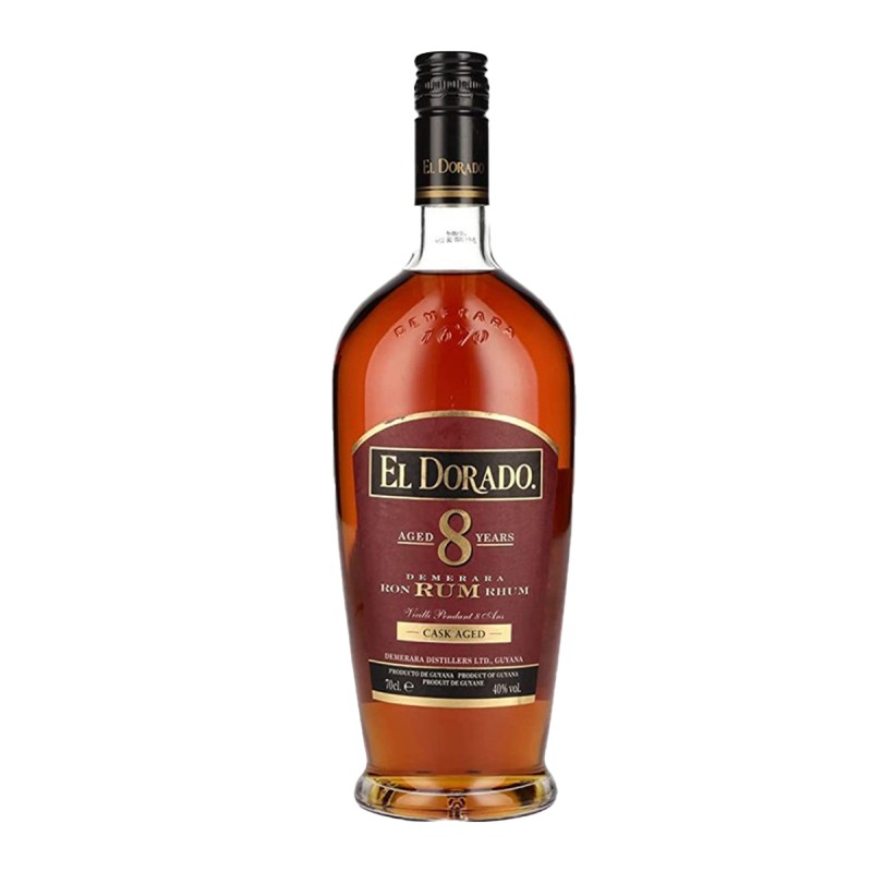 Rum El Dorado 40% 8 Y.O. 70 cl Rum El Dorado 40% 8 Y.O. 70 cl