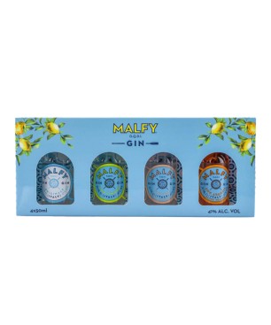 GIN MALFY MINIATURES CONFEZIONE SET DEGUSTAZIONE 41% 4×5 CL – TUTTI I TIPI