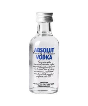 VODKA ABSOLUT MIGNON VETRO 40% 12*5cl
