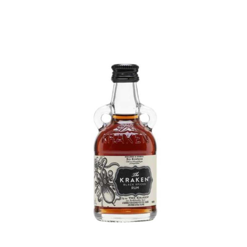 RUM KRAKEN BLACK SPICED MIGNON VETRO 40% 15*5CL RUM KRAKEN BLACK SPICED MIGNON VETRO 40% 15*5CL