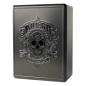 GIFT GIN AMUERTE BLACK 43% 70cl METAL BOX+2BICCHIERI