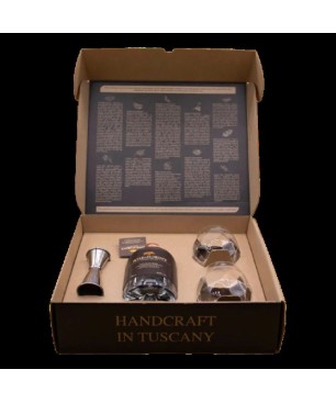 GIN PETER IN FLORENCE 43% 50CL GIFT BOX + 2 BICCHIERI