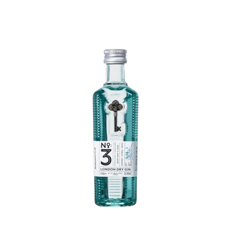 GIN LONDON N°3 MINIATURES 46% 12*5cl  VETRO
