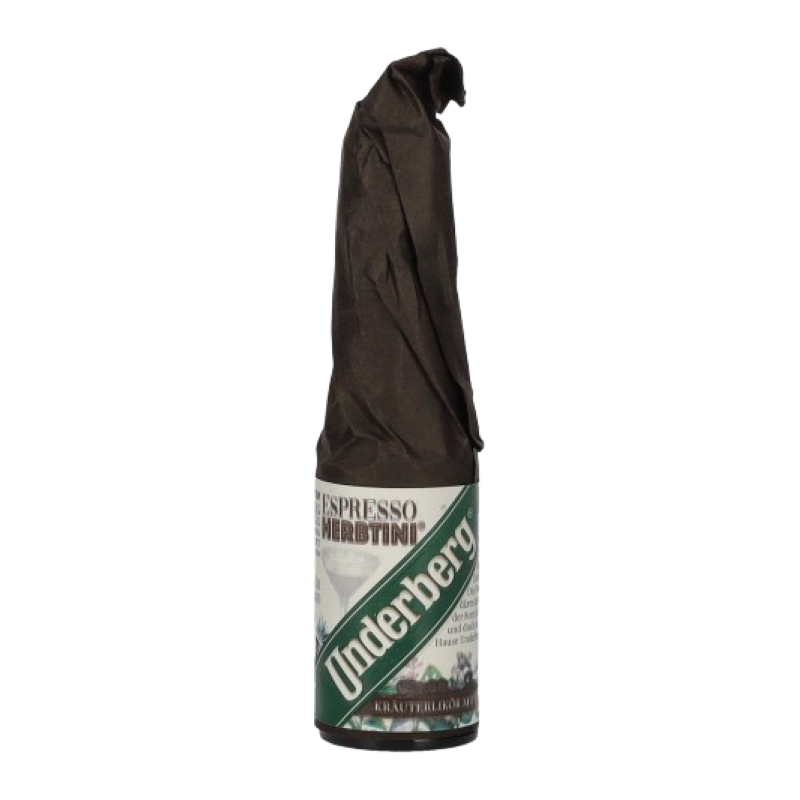 LIQUORE AMARO UNDERBERG ESPRESSO HERBTINI 27%  12*2cl  MINIATURES VETRO