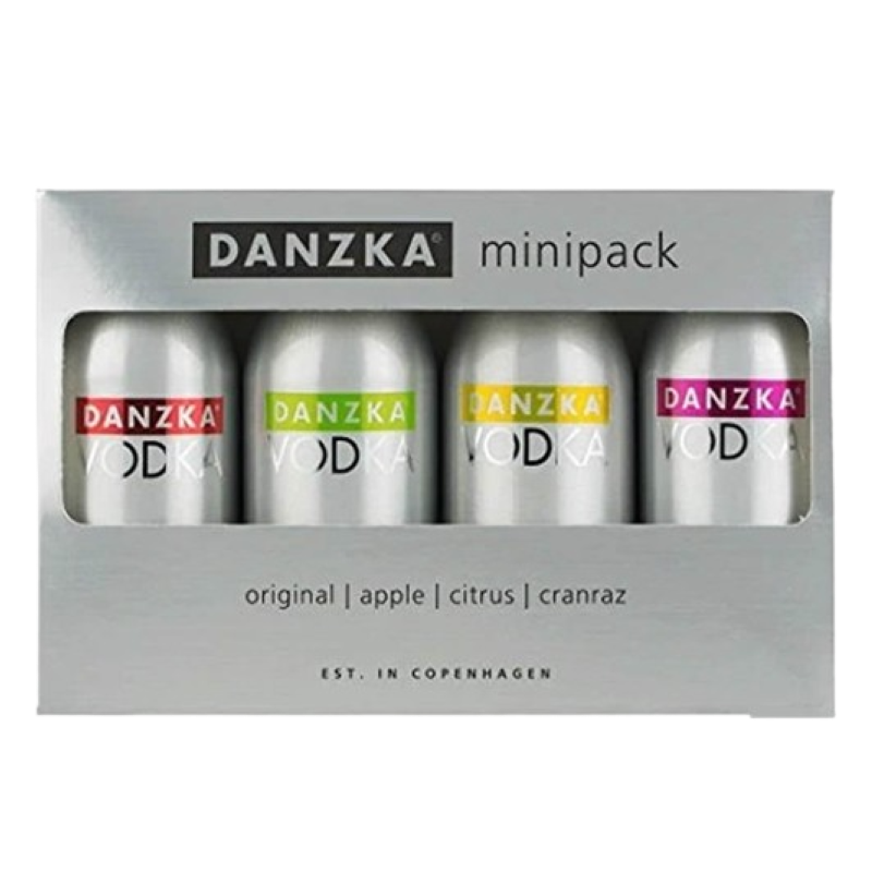 Vodka Danzka Mignon 40% 4*5cl Vodka Danzka Mignon 40% 4*5cl
