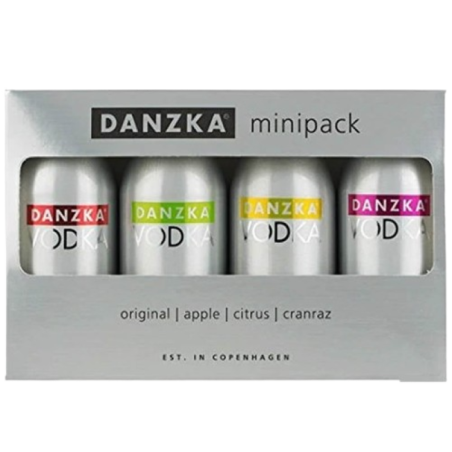 Vodka Danzka Mignon 40% 4*5cl