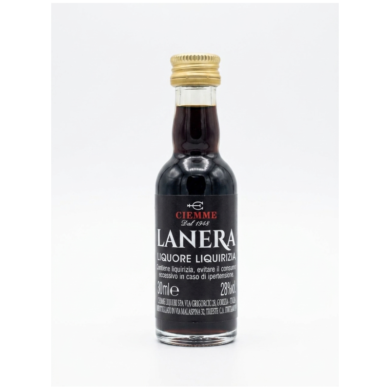 Ciemme "LaNera" Liquore alla Liquirizia Mignon 28% 30*3cl Ciemme "LaNera" Liquore alla Liquirizia Mignon 28% 30*3cl
