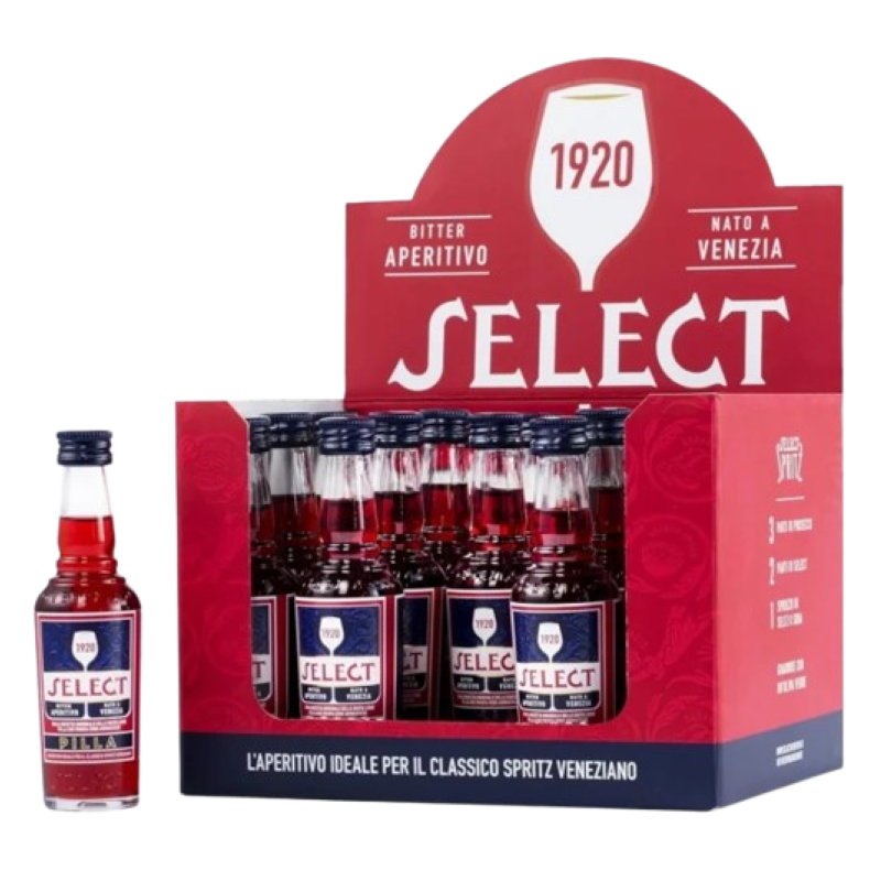 SELECT APERITIVO MIGNON 17,5% 20*5cl SELECT APERITIVO MIGNON 17,5% 20*5cl