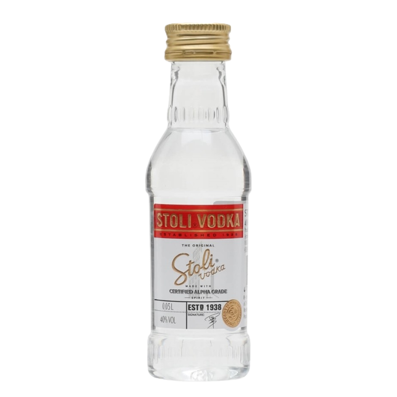 STOLICHNAYA VODKA 40% MINIATURES PET 12*5cl