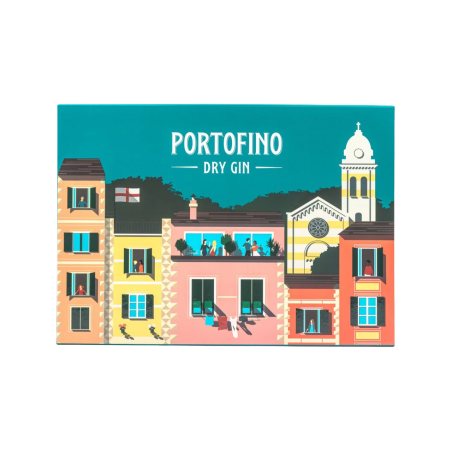 GIN PORTOFINO 50cl 43% + 2 BICCHIERI