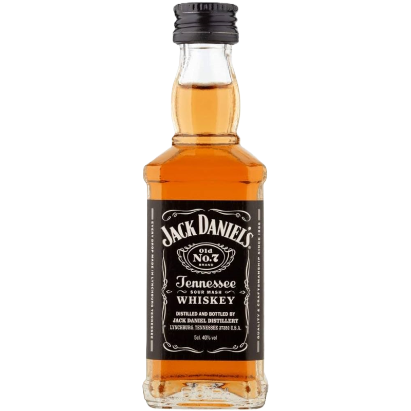 WHISKEY JACK DANIEL'S OLD N°7 MIGNON VETRO 40% 10*5cl