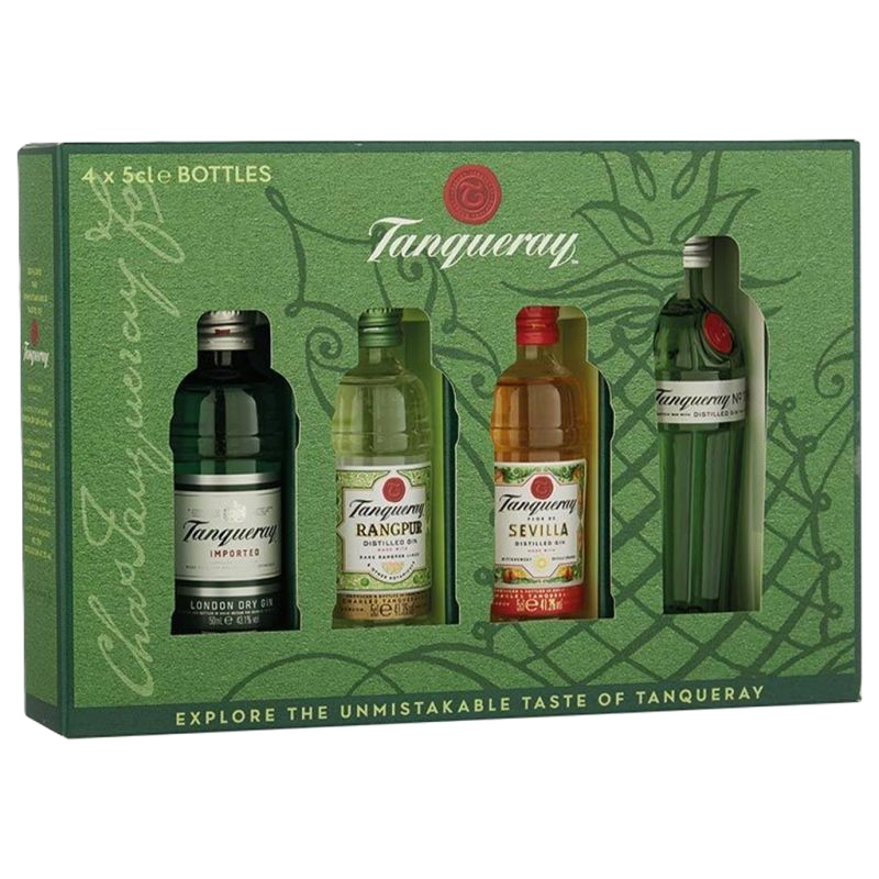 TANQUERAY GIN EXPLORATION PACK 4X5cl