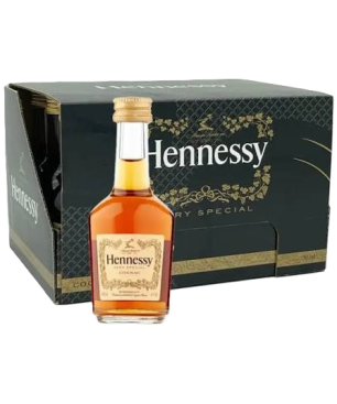 HENNESSY VERY SPECIAL COGNAC MINIATURE 12 × 5 CL / ESPOSITORE MINIATURE