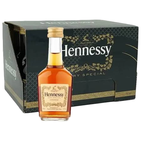 HENNESSY VERY SPECIAL COGNAC MINIATURE 12 × 5 CL / ESPOSITORE MINIATURE