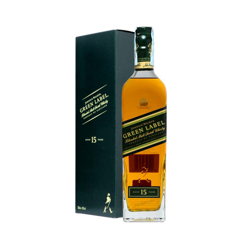 Johnnie Walker 15 Y.O. Green label 70 cl