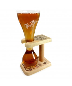 kwak bicchiere con supporto in legno 33 cl