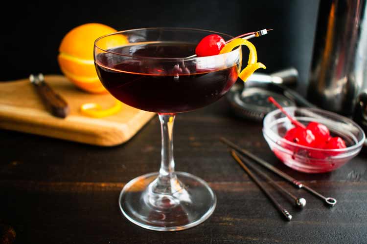 whisky manhattan